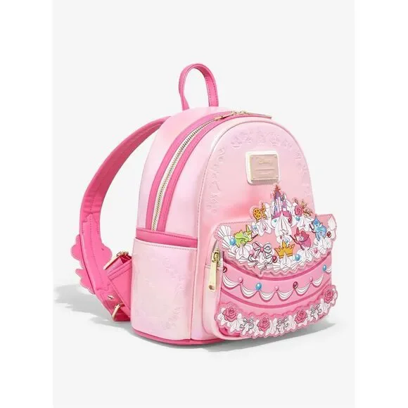 Loungefly Disney Sleeping Beauty Aurora Cake Mini Backpack Loungefly Disney Sleeping Beauty Aurora Cake Iridescent Mini  main image 4